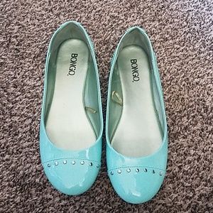 Bongo mint green flats